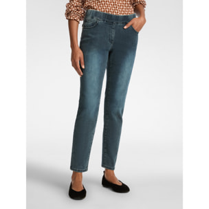 Elena Mirò - Pull-on jeggings 5 tasche, "Pat" - Blu