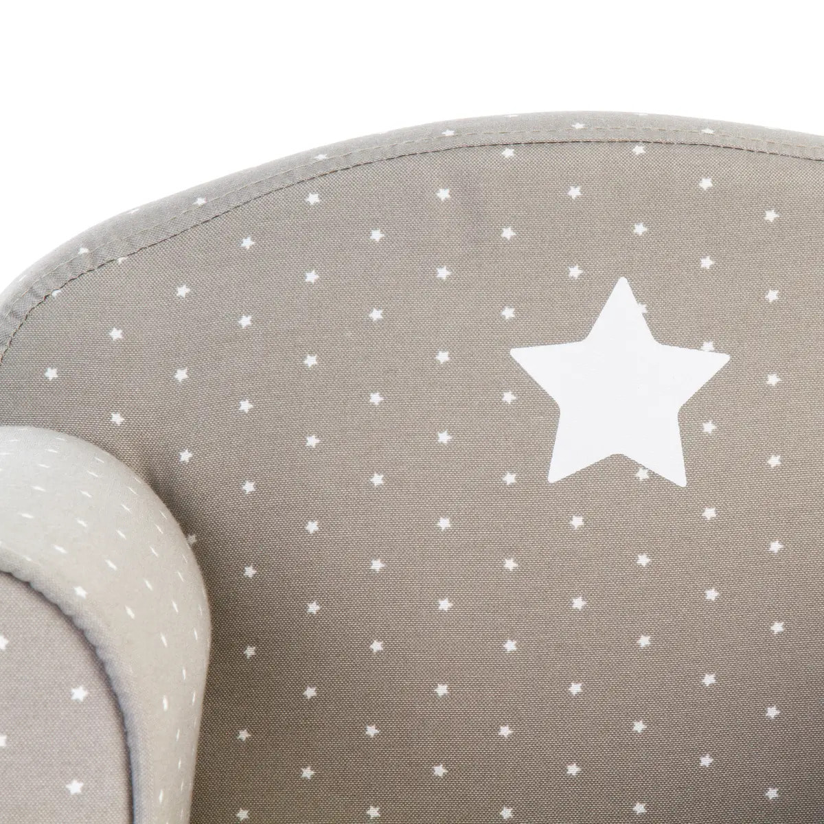 Fauteuil enfant "Classique" gris taupe