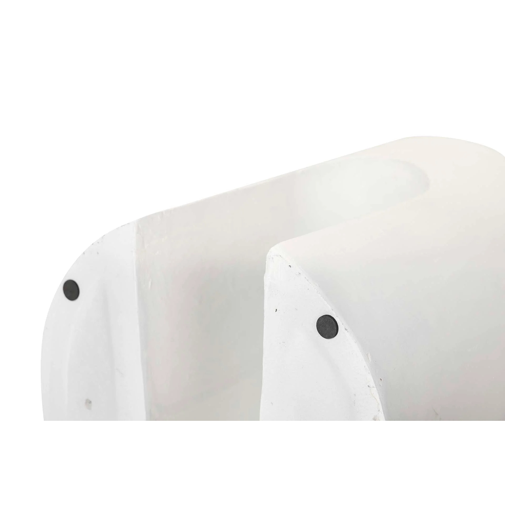 Mesa Auxiliar Taburete Blanco Sedit 41x41x47 Cm
