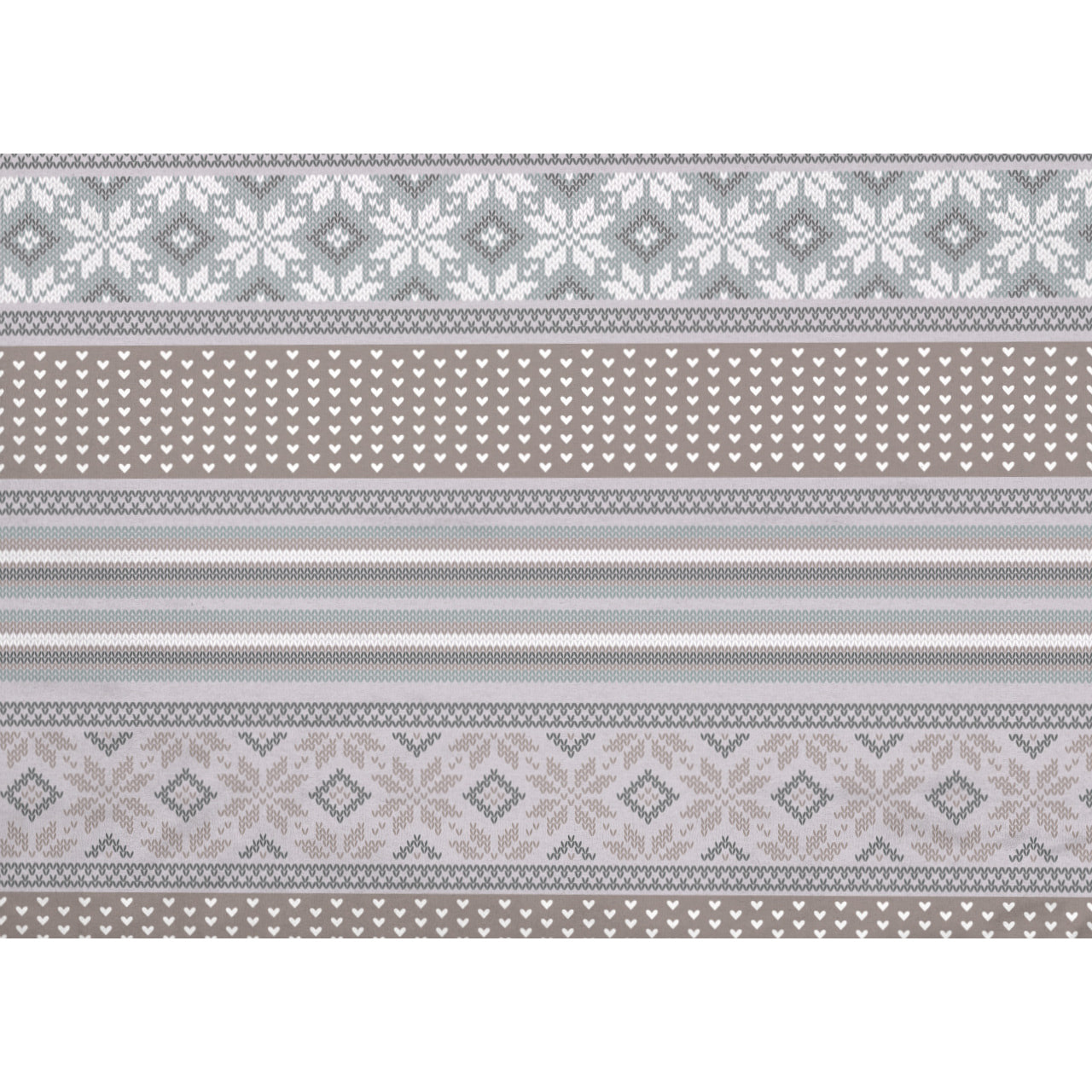 Parure Copripiumino in 100% Cotone Made In Italy Norvegia Grigio