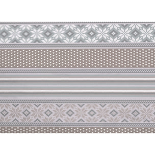 Parure Copripiumino in 100% Cotone Made In Italy Norvegia Grigio