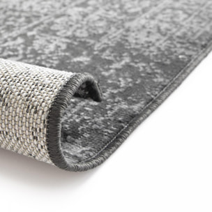 Tapis salon et chambre tissé motif faux uni KIGE