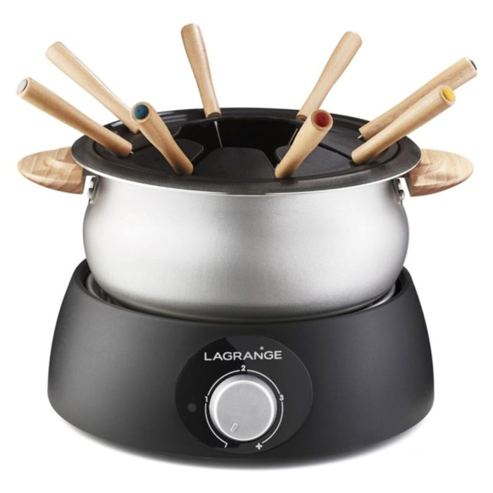 Fondue LAGRANGE Fondue Classic bois clair 8 pers 349015