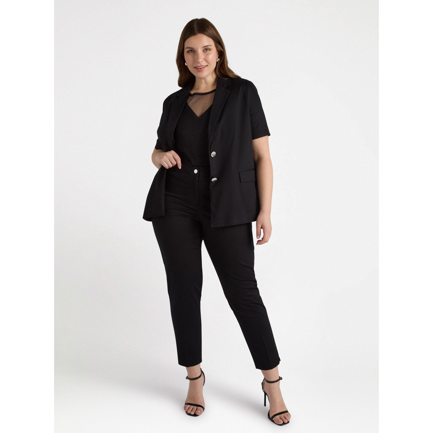 Fiorella Rubino - Pantaloni in cotone - Nero