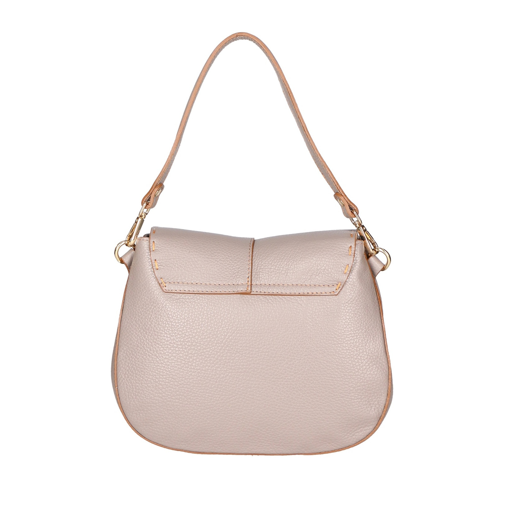 Borsa a spalla da donna Made in Italy - Modello Winona - Vera pelle - 26.0 x 20.0 x 13.0 cm