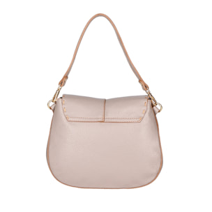 Borsa a spalla da donna Made in Italy - Modello Winona - Vera pelle - 26.0 x 20.0 x 13.0 cm