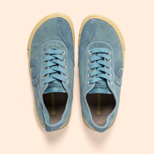 Zapatos N5953 WASHED COTTON BLUE/TEKO color Blue