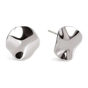 Orecchino waves in Acciaio