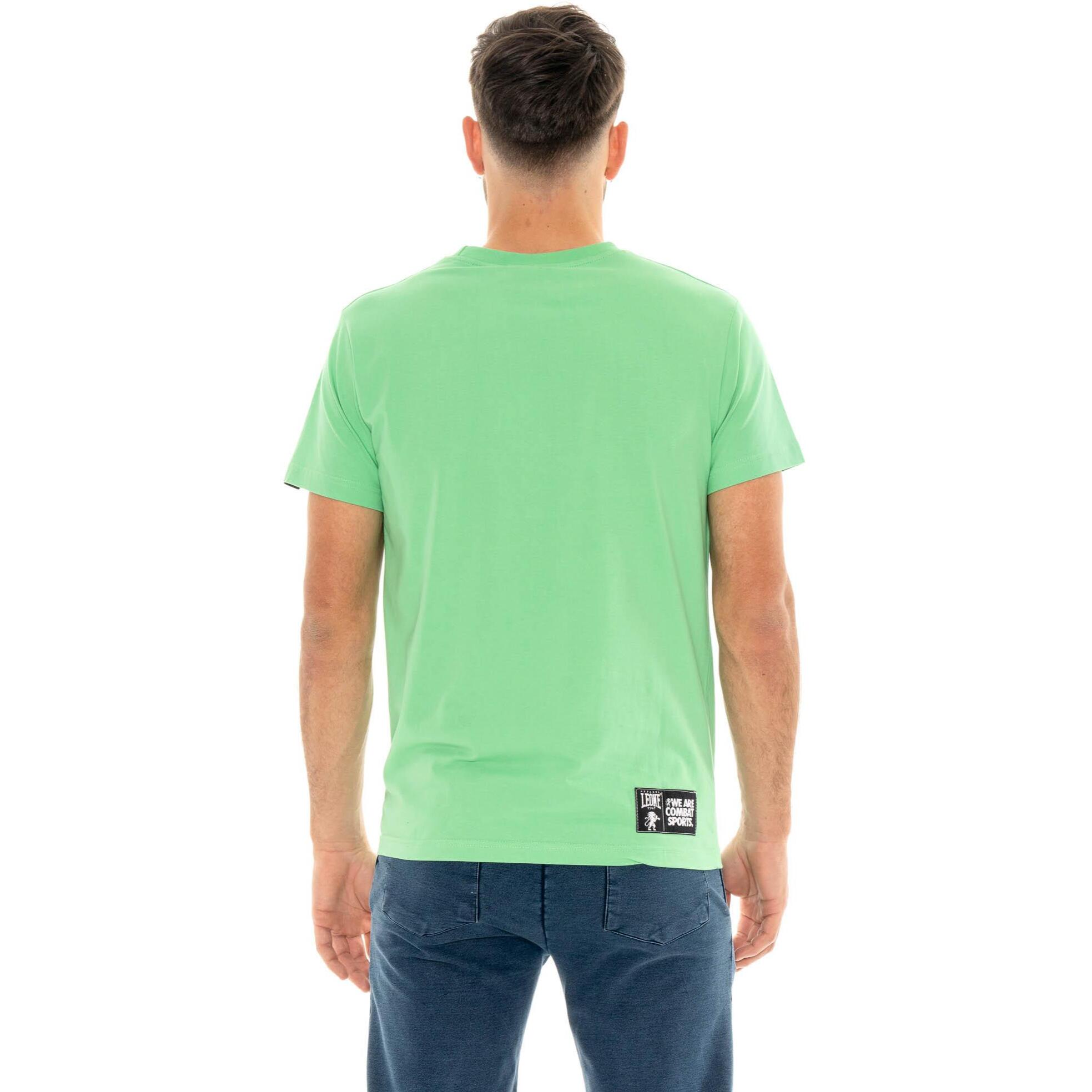 T-shirt da uomo in cotone elasticizzato Leone Summer Vibes