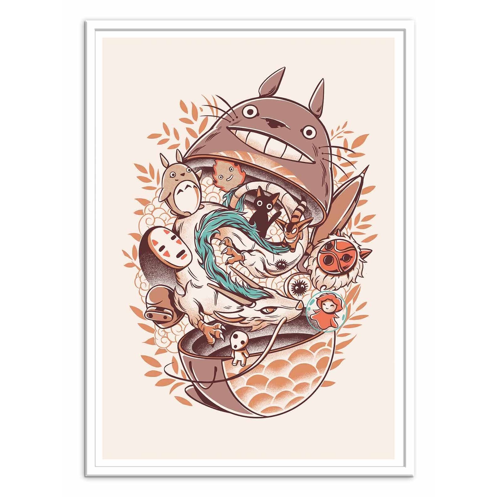 Affiche - Ghibli's Matryoshka - Ilustrata