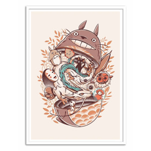 Affiche - Ghibli's Matryoshka - Ilustrata