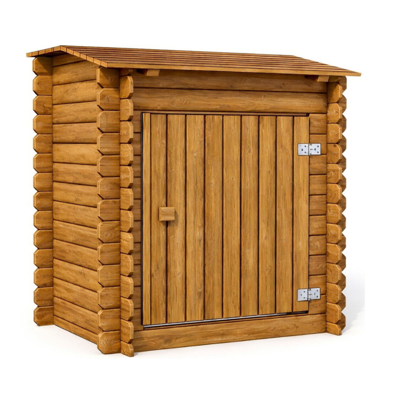 Coffre de filtration en bois traité pour piscine "Keny" - 120 x 95 x 126 cm