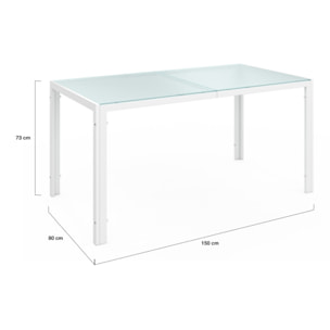 Ensemble repas Formentera 6 places beige