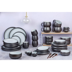 Service Complet GOURMET - 36 pièces - Onyx