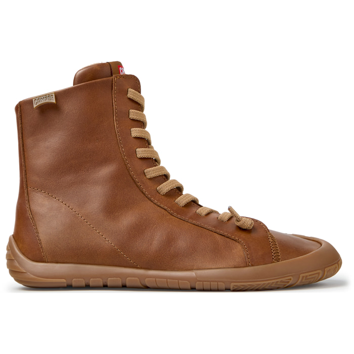 Botines - CAMPER Peu Path+ - Marron - Piel lisa