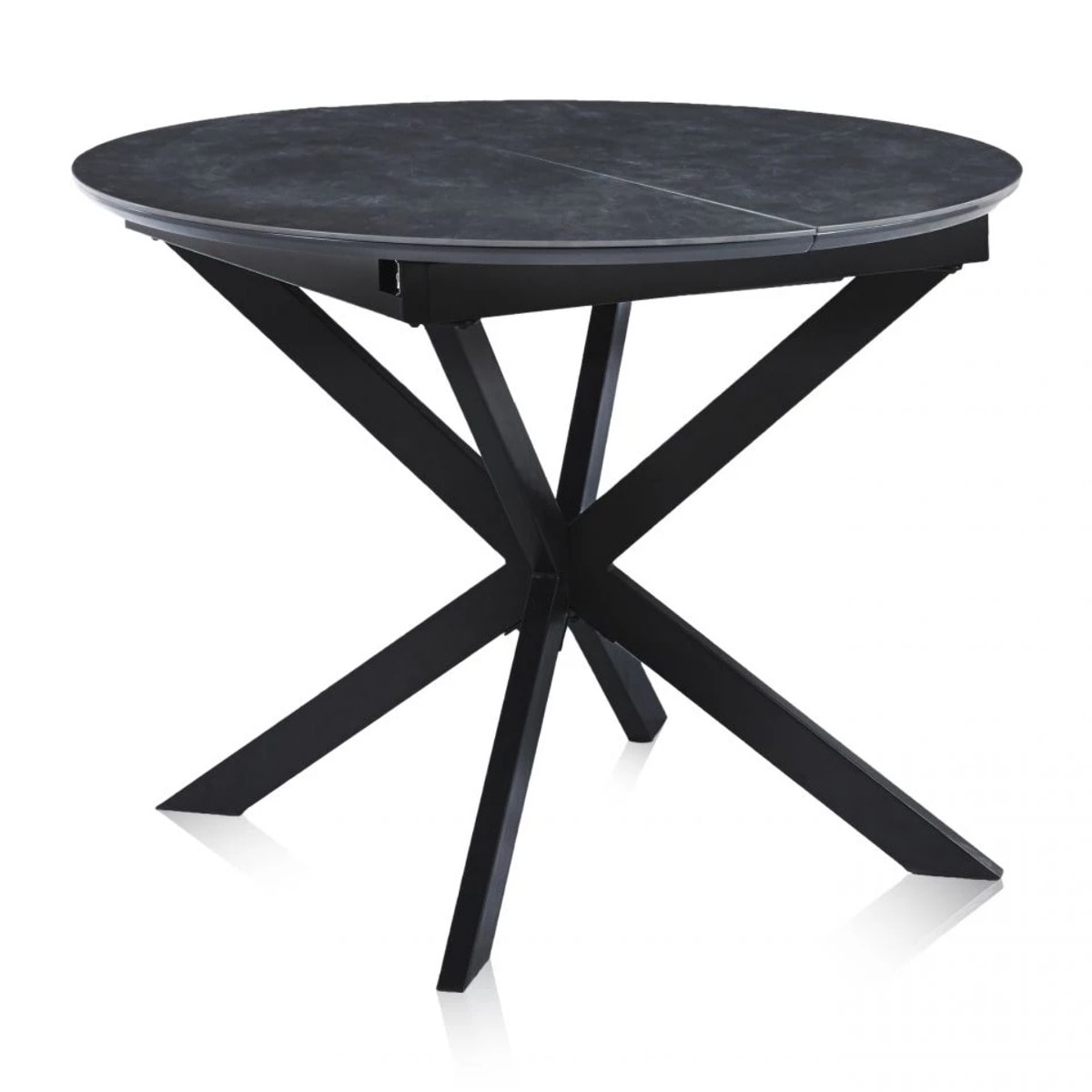 Mesa redonda extensible Onix Negro