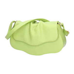 Borsa a spalla da donna In Vera pelle Made in Italy 30,5x19,5x9 cm