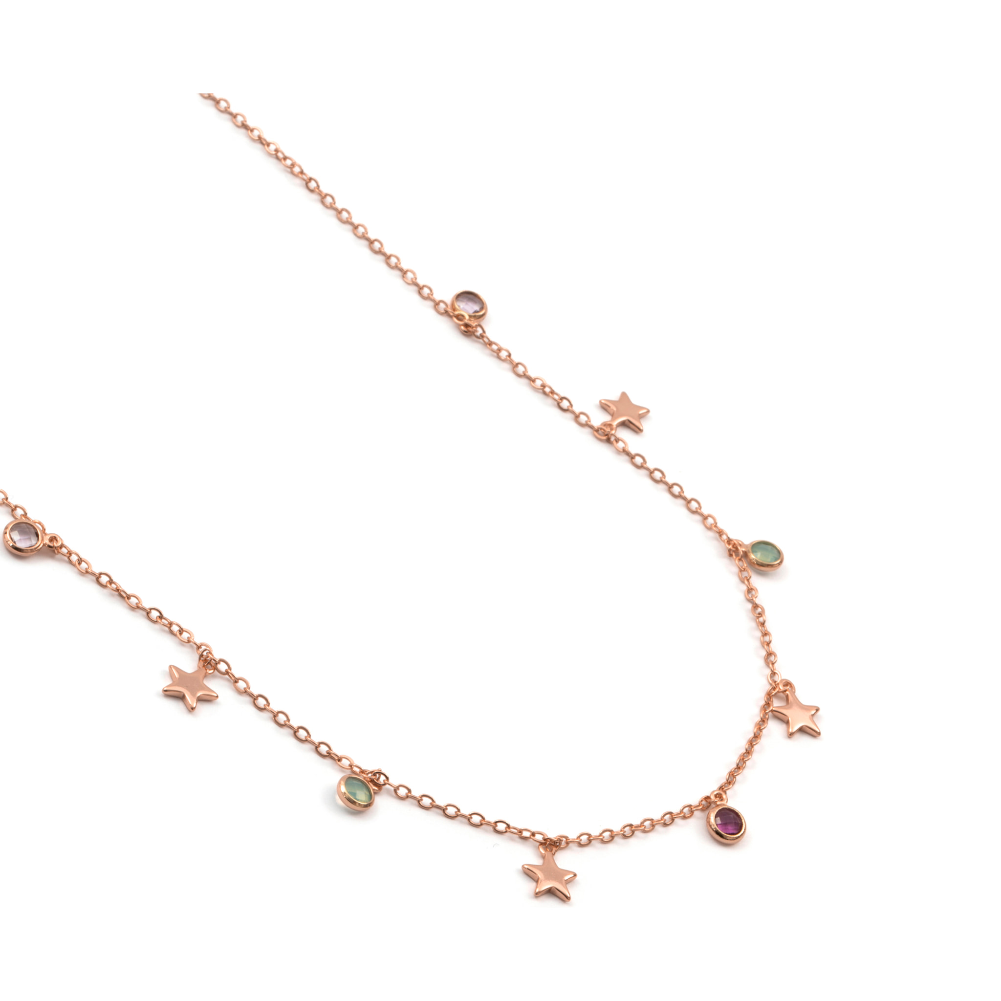 Collar Varwi acabado oro rosa 18k