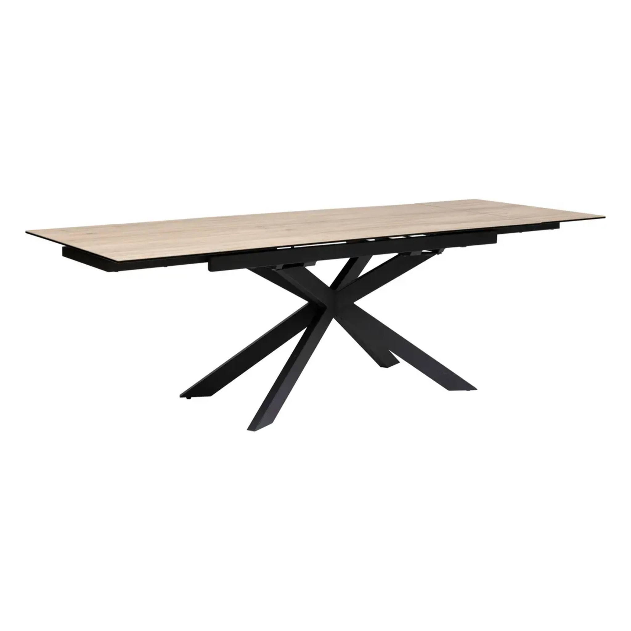 Table à manger extensible "Boot" beige 160x90x76cm