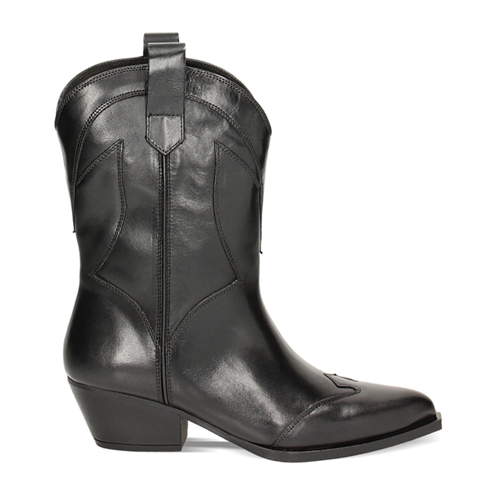 Texani neri in pelle