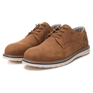 Zapato blucher/derby camel