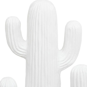 Cactus déco extérieur Rodrigo H.38cm magnésie blanc