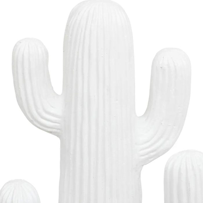 Cactus déco extérieur Rodrigo H.38cm magnésie blanc