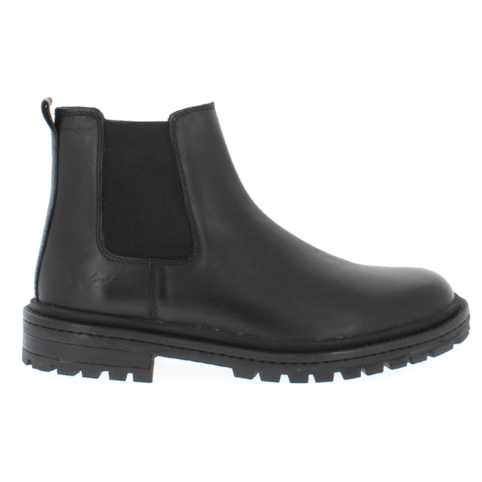 Armata di Mare Scarpe Uomo Cow Leather Chelsea Boots AMU W24K656 Black