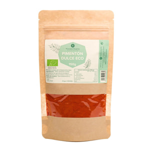 PLANETA HUERTO | Pimentón Dulce Ecológico 100 g en Tarro de Vidrio – El Sabor Tradicional de la Gastronomía Española con Procesos Ecológicos