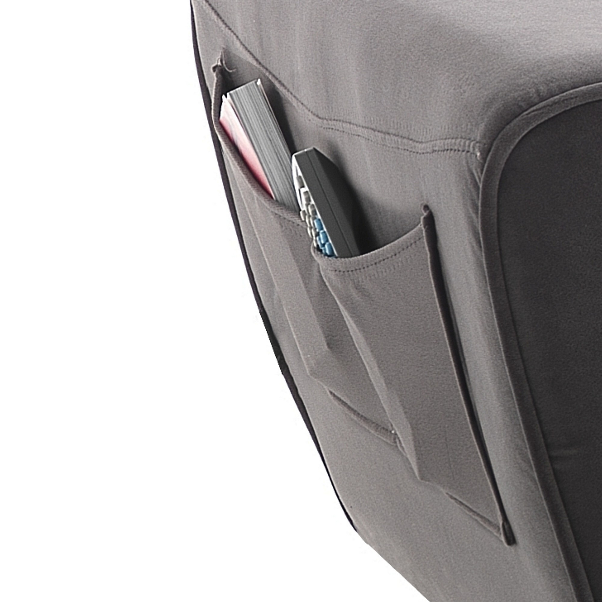Canapé convertible Tomasucci PREMIER, en coton et mousse, gris, 180 × 54 × 42 cm