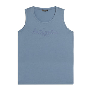 Canotta "Authentic" con logo FREDDY in strass