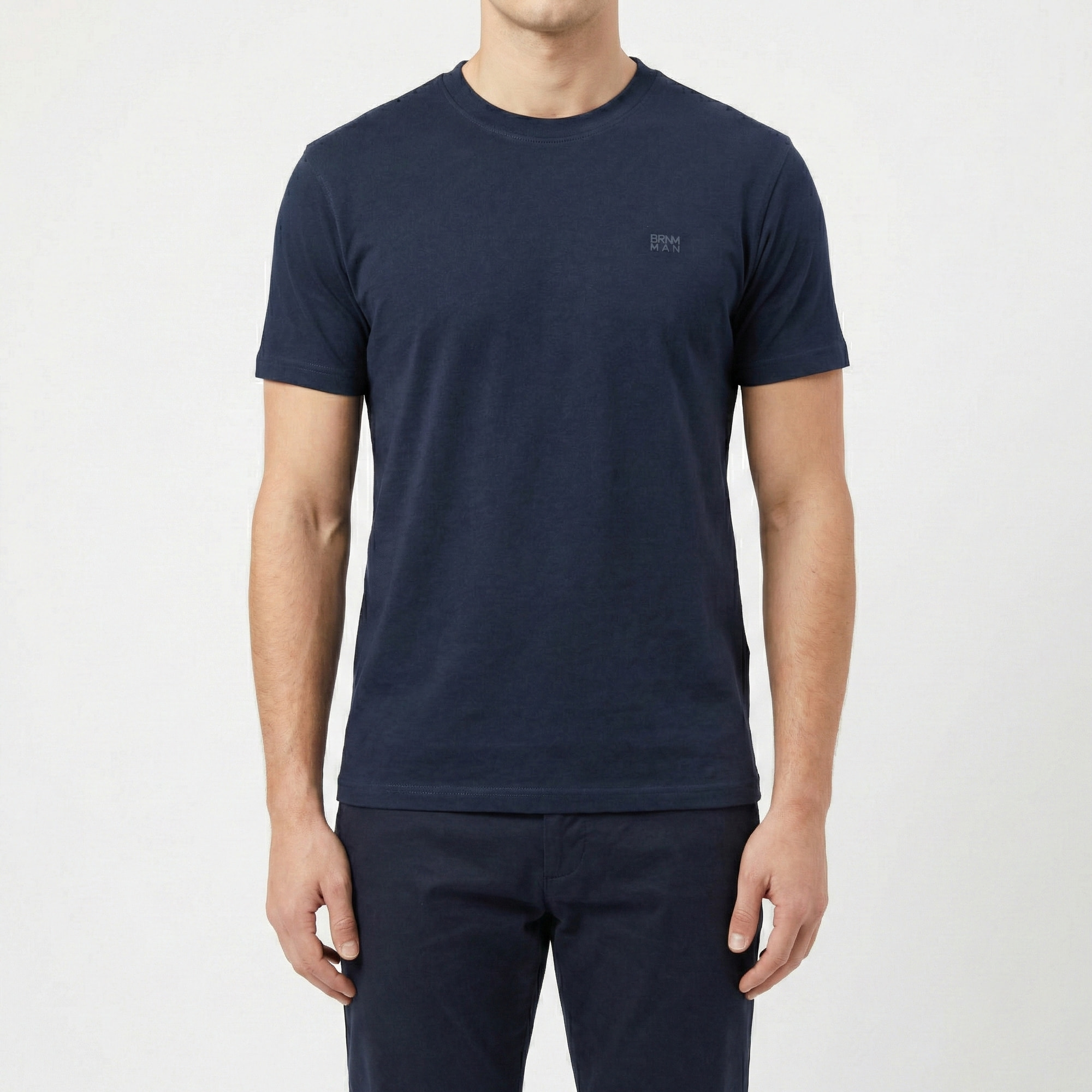 T-shirt jersey bio washed con logo