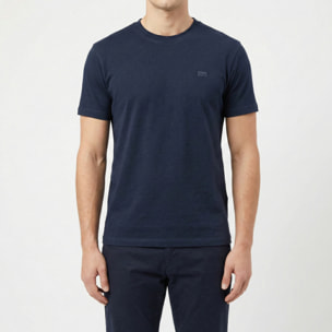 T-shirt jersey bio washed con logo