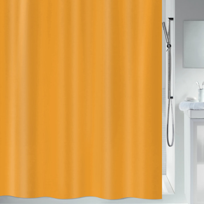 Rideau de douche Polyester PRIMO Jaune Spirella