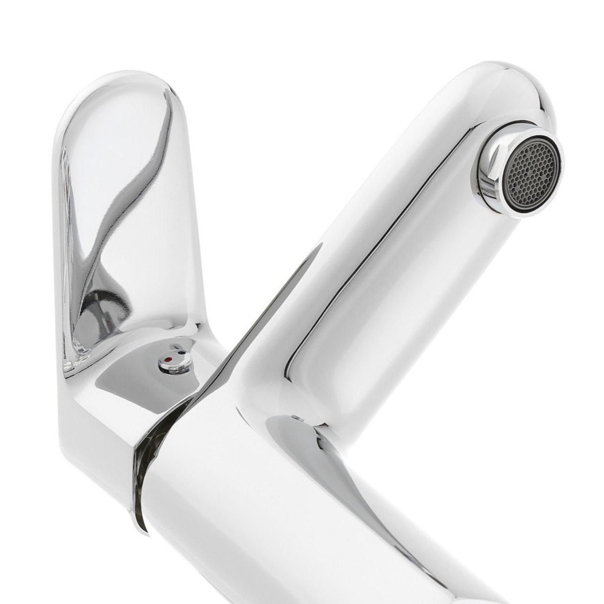 Lucida mitigeur de lavabo sur pied sans vidage, chrome (SIKOBSLU271ES)