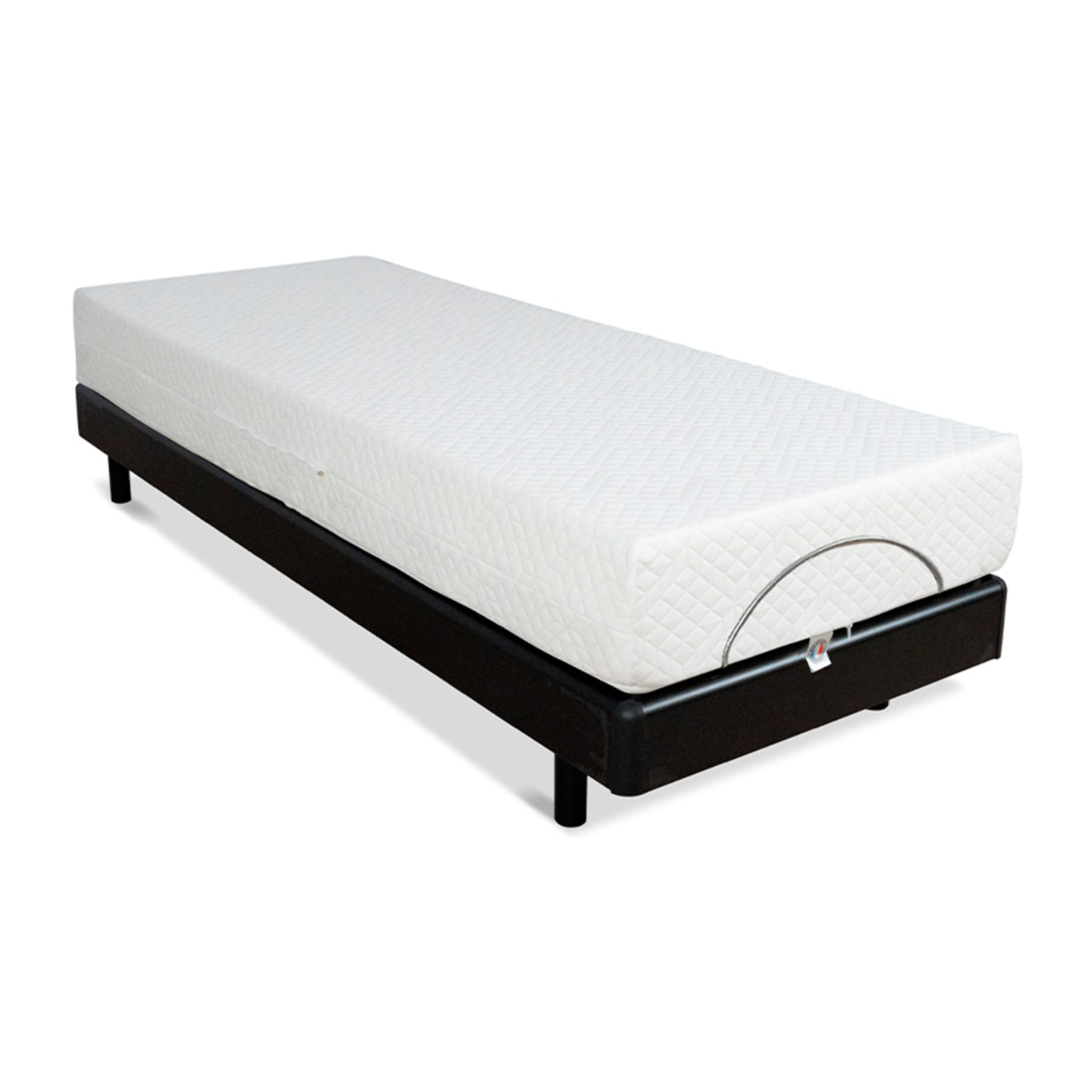 Ensemble Bodysoft 1 place | Sommier électrique + Matelas Mémoire de forme