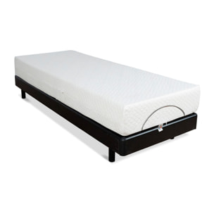 Ensemble Bodysoft 1 place | Sommier électrique + Matelas Mémoire de forme