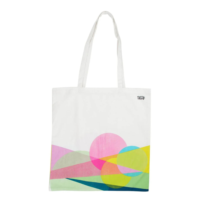 Sac de course type totebag en coton Tasty Green