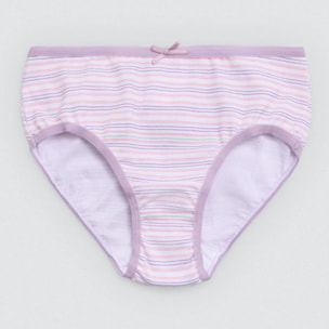 Confezione da 2 mutandine per bambini in cotone stampato Meow