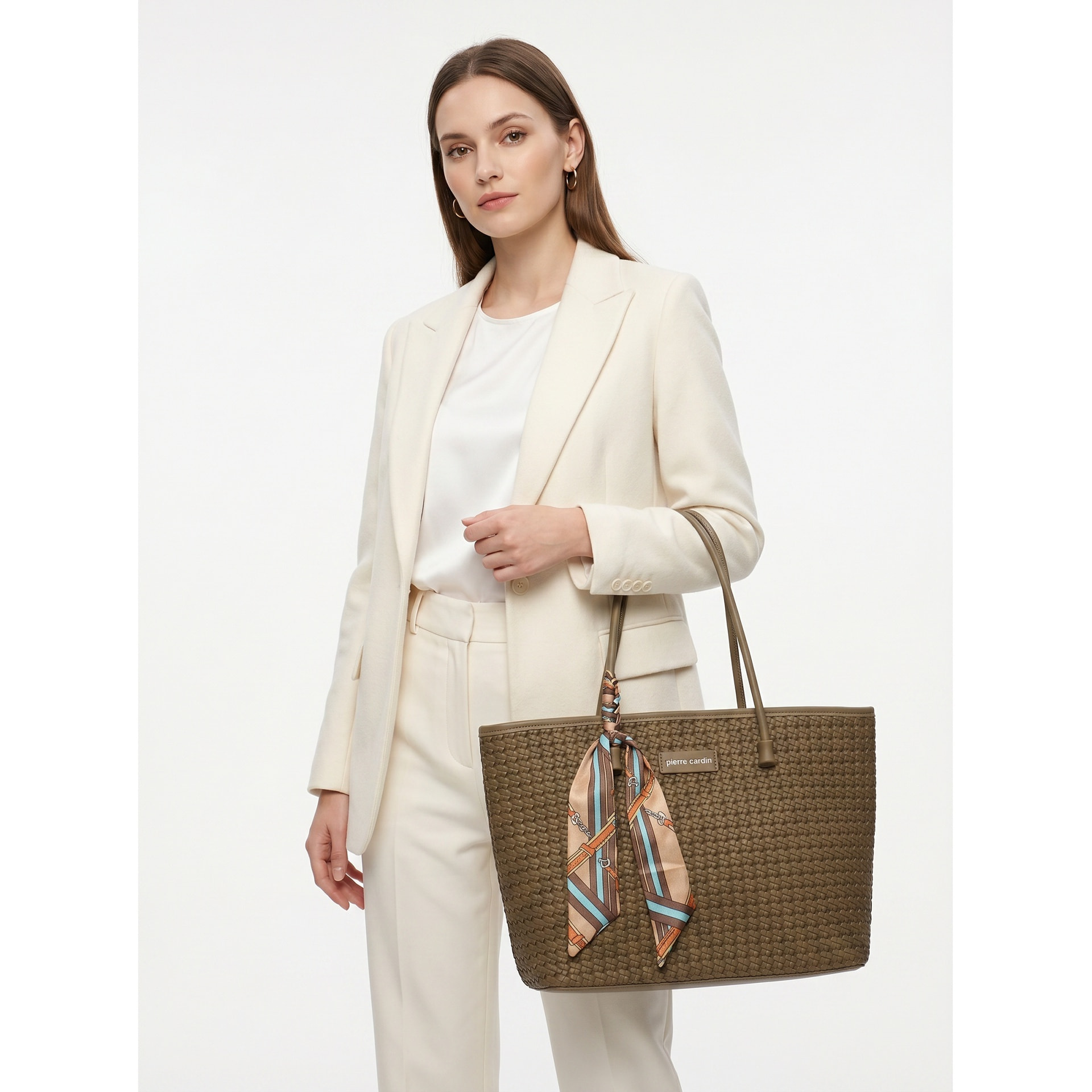 Borsa a mano donna - Modello Emberly Pro - Pelle vegana PU - 38.0 x 24.0 x 9.5 cm