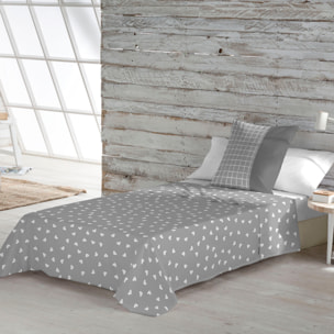 Popcorn - Juego de Sábanas Estampadas - Incluye 1 o 2 Fundas de Almohada - 100% Algodón - Love Dots