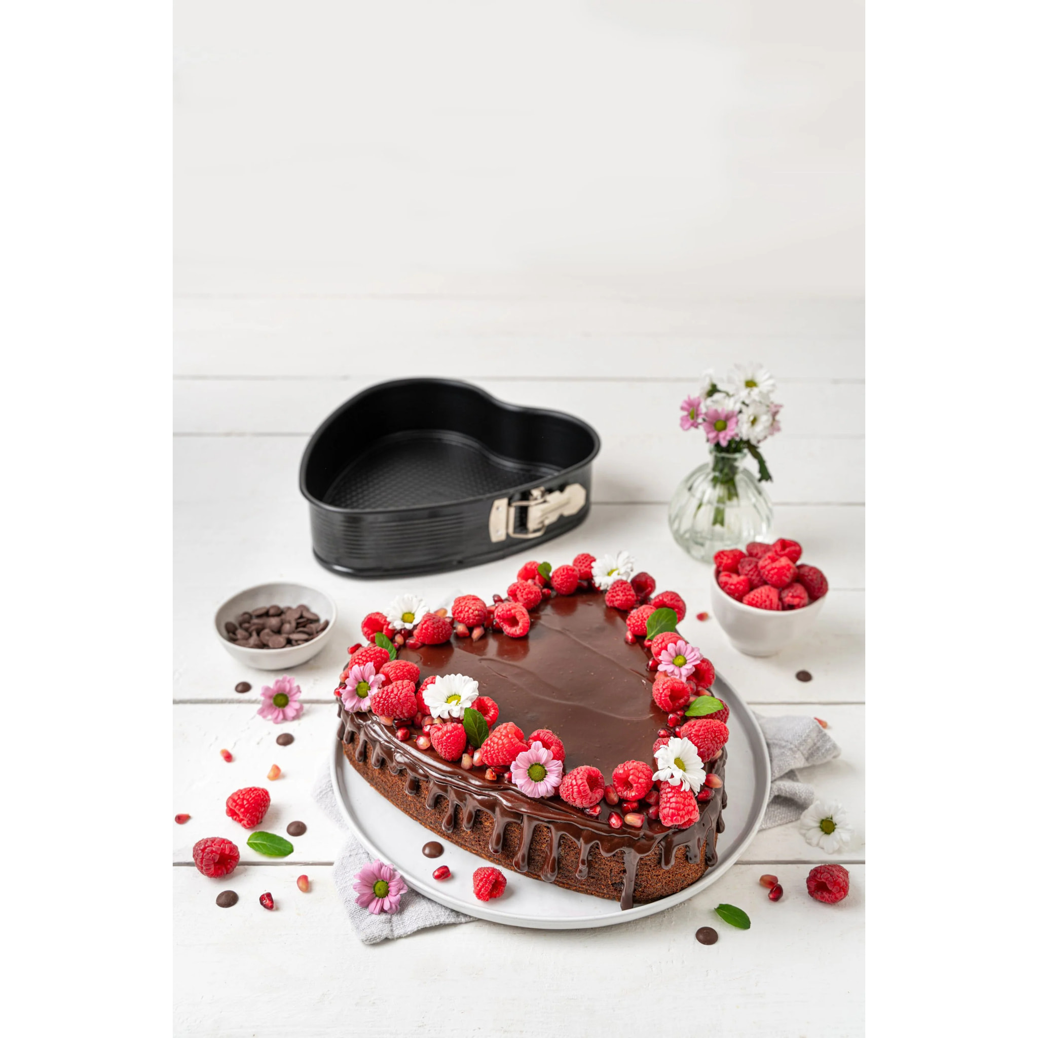 Moule à Charnière en Forme de Cœur 24 x 28 x 7 cm Zenker PerfectBack+