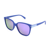 Polaroid - lunettes de soleil unisexe - bleu - verres : violet - indice de protection UV400