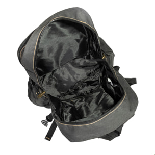 Zaino tattico in nylon cordura 56x40 cm ultra resistente estensibile multiscomparto imbottito con chiusura in vita