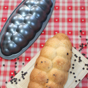 Moule à brioche tressée en inox