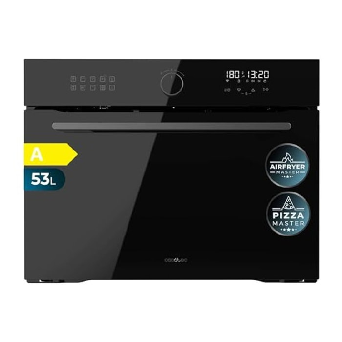 Cecotec Forno Multifunzione Air Fryer Bolero Hexa AF314500 Glass Black A