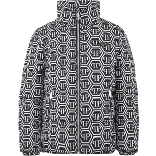 PHILIPP PLEIN Nylon Puffer Jacket Monogram