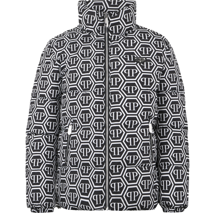 PHILIPP PLEIN Nylon Puffer Jacket Monogram