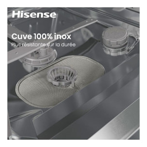 Lave vaisselle 60 cm HISENSE HS642C90X