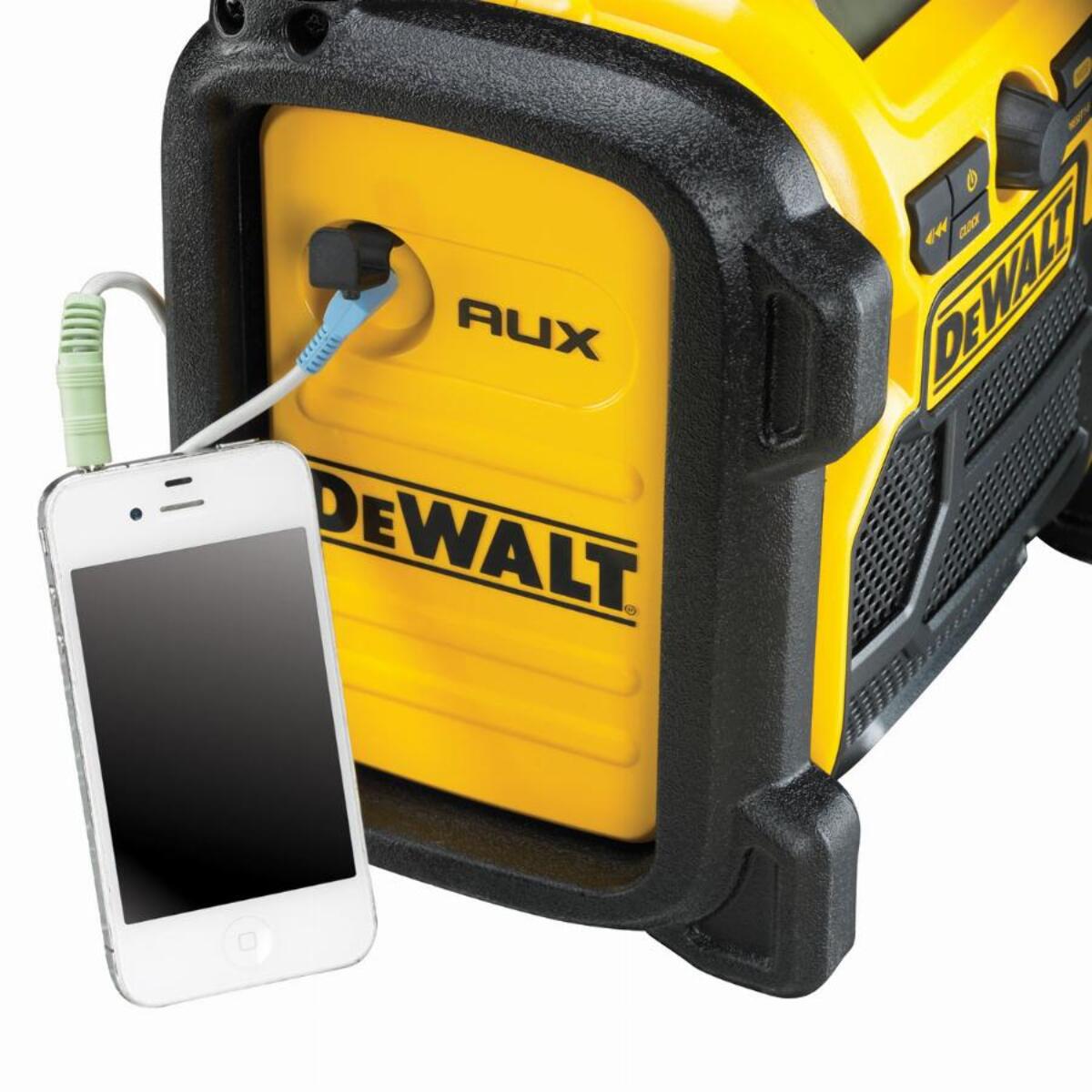 Radio compacte sur secteur ou batterie XR - Sans batterie ni chargeur - DEWALT - DCR019-QW